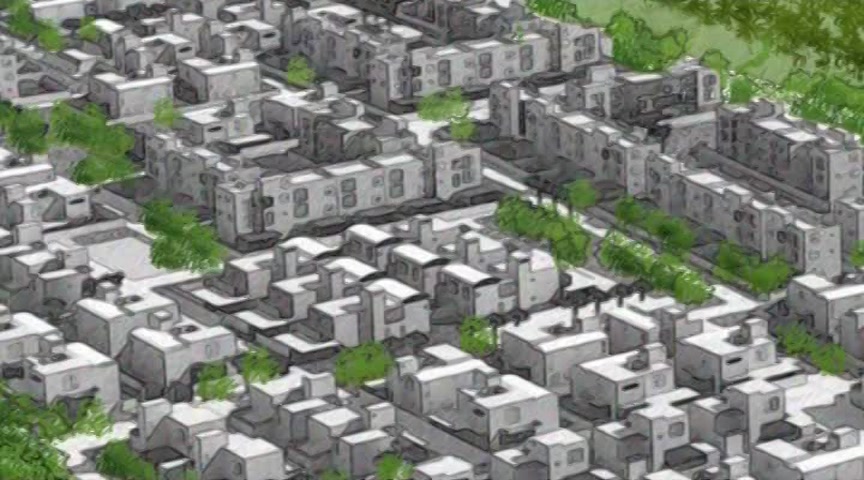 The estate from above.