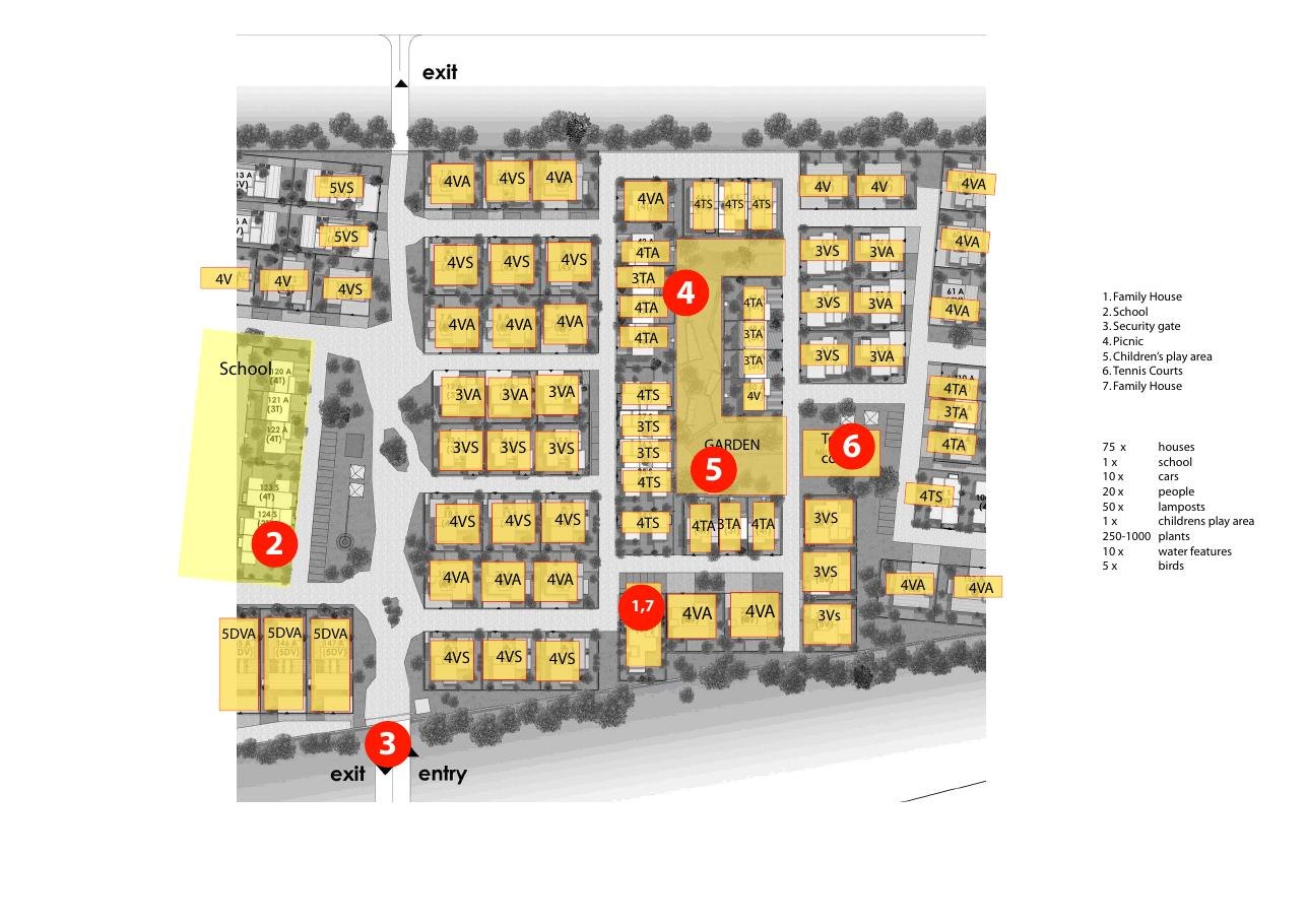 The brief for the estate film: the master plan and the scenes to show.