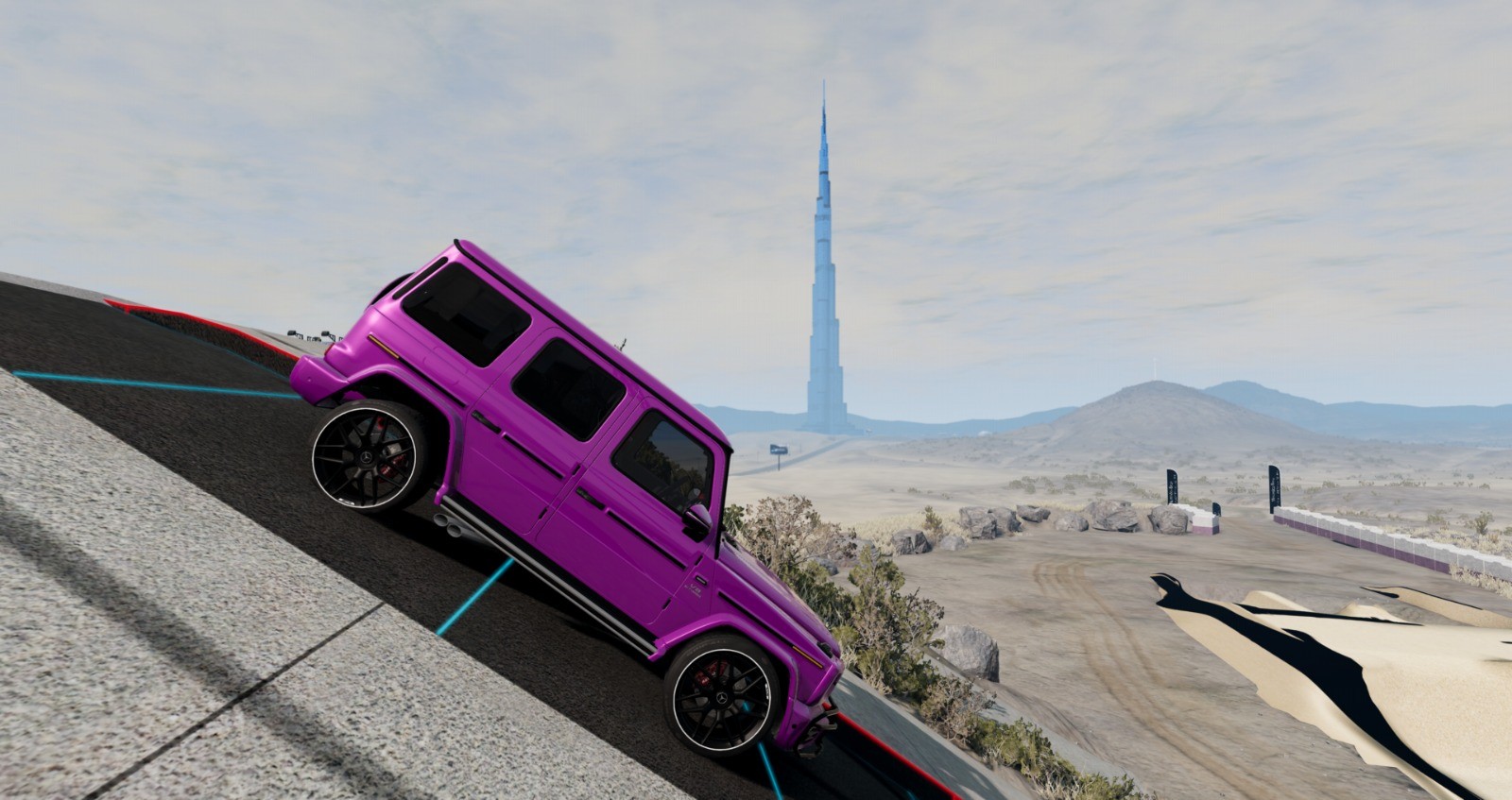 Side slope.